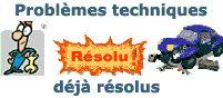 Problèmes résolus