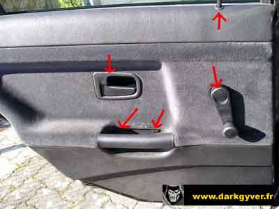garniture porte arriere E36 01
