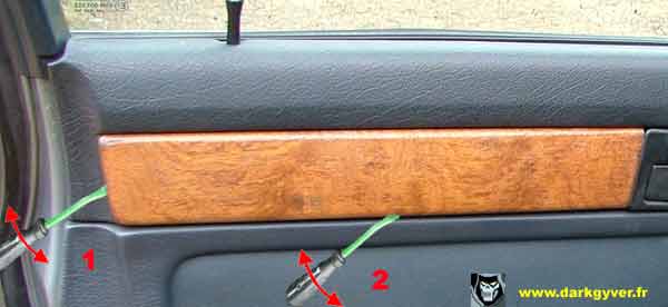 garniture porte avant E32 06